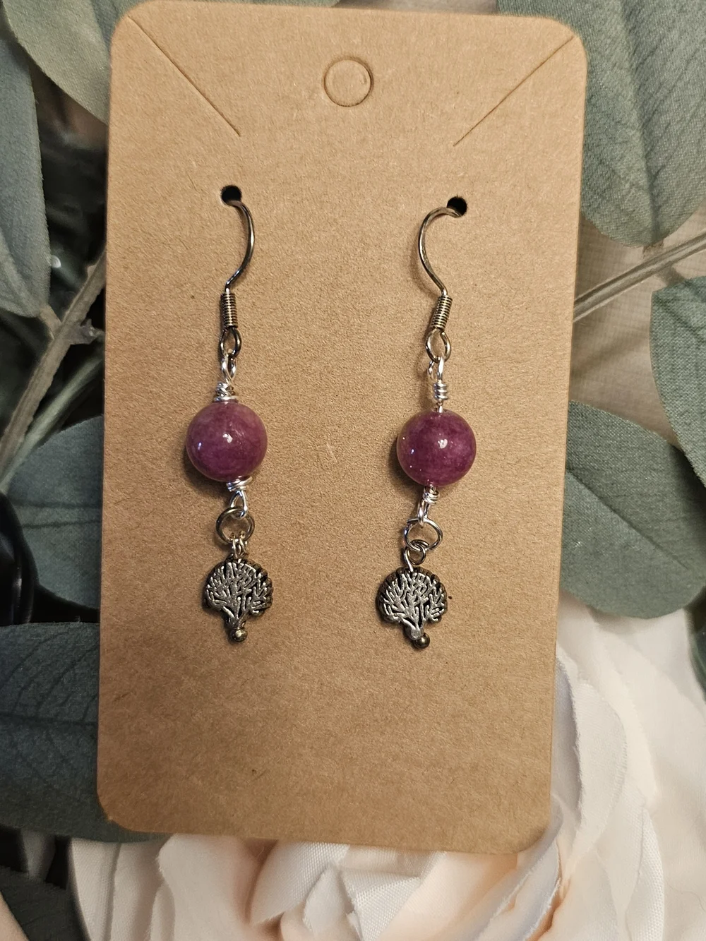 Handcrafted Watermellon  Tourmaline Earrings- Jewelry